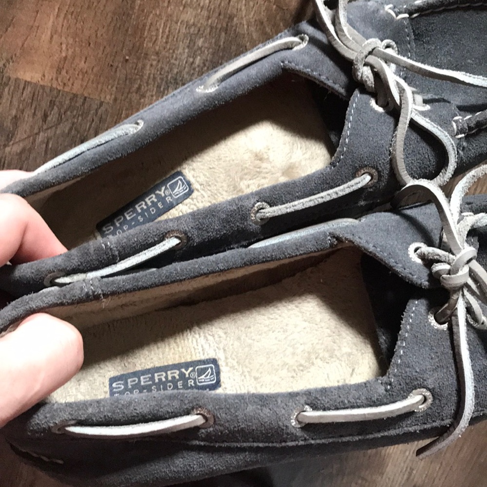 Sperrys! GUC 😊 ! Navy blue grayish - Picture 5 of 8